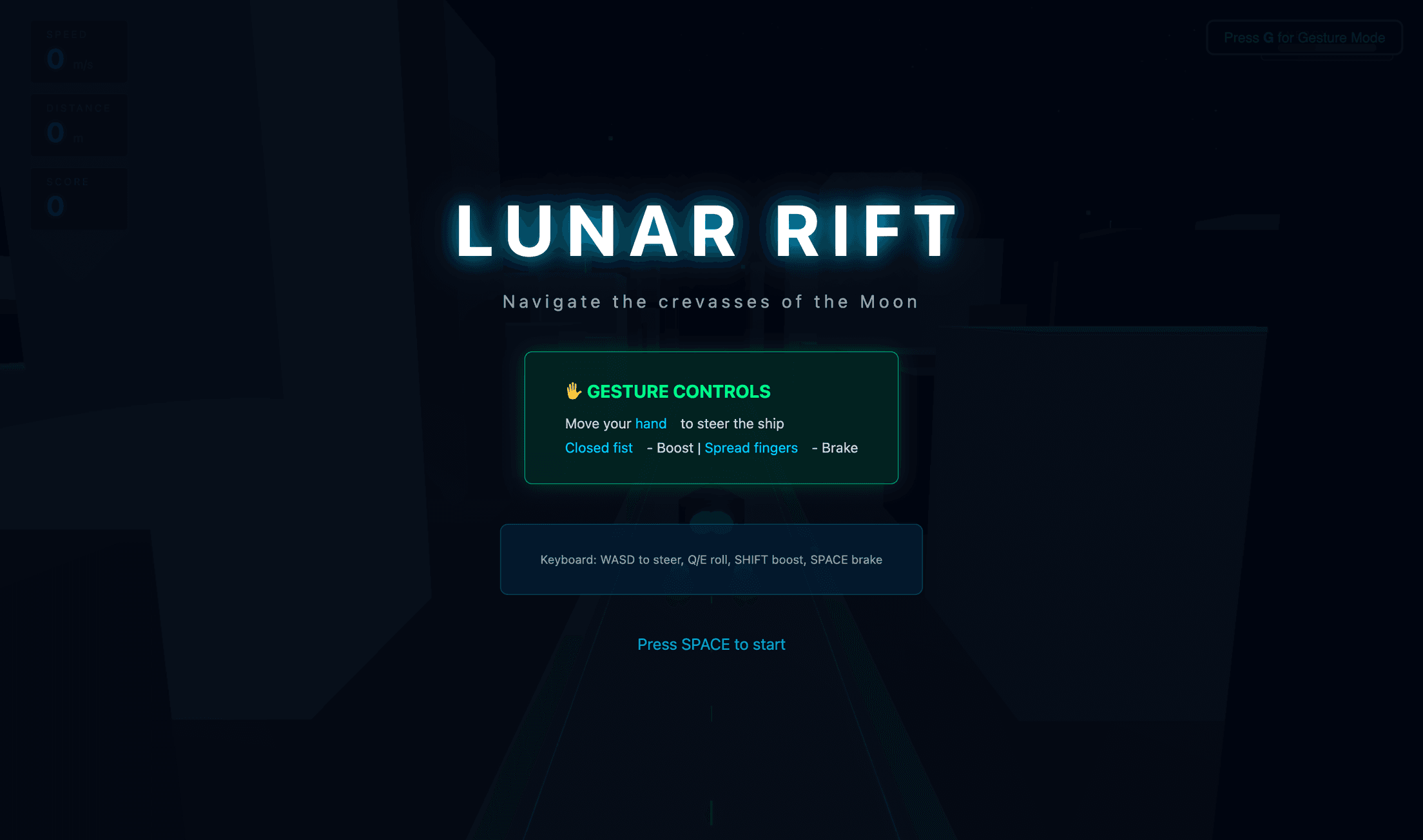 Screenshot of Lunar Rift