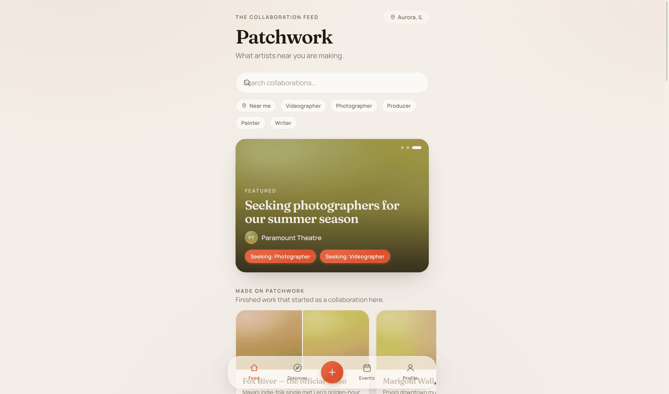 Screenshot of Patchwork